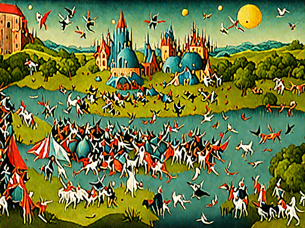 Generiert mit SD XL Turbo fuer Hieronymus Bosch