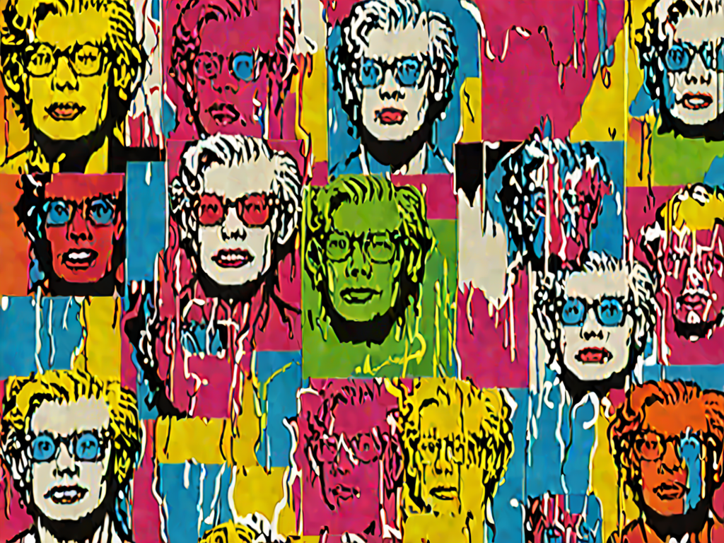 Generiert mit SD XL Turbo fuer Andy Warhol – Art from Art