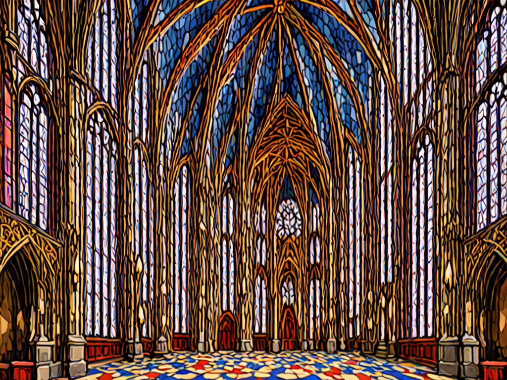 Generiert mit SD XL Turbo fuer Die Sainte-Chapelle