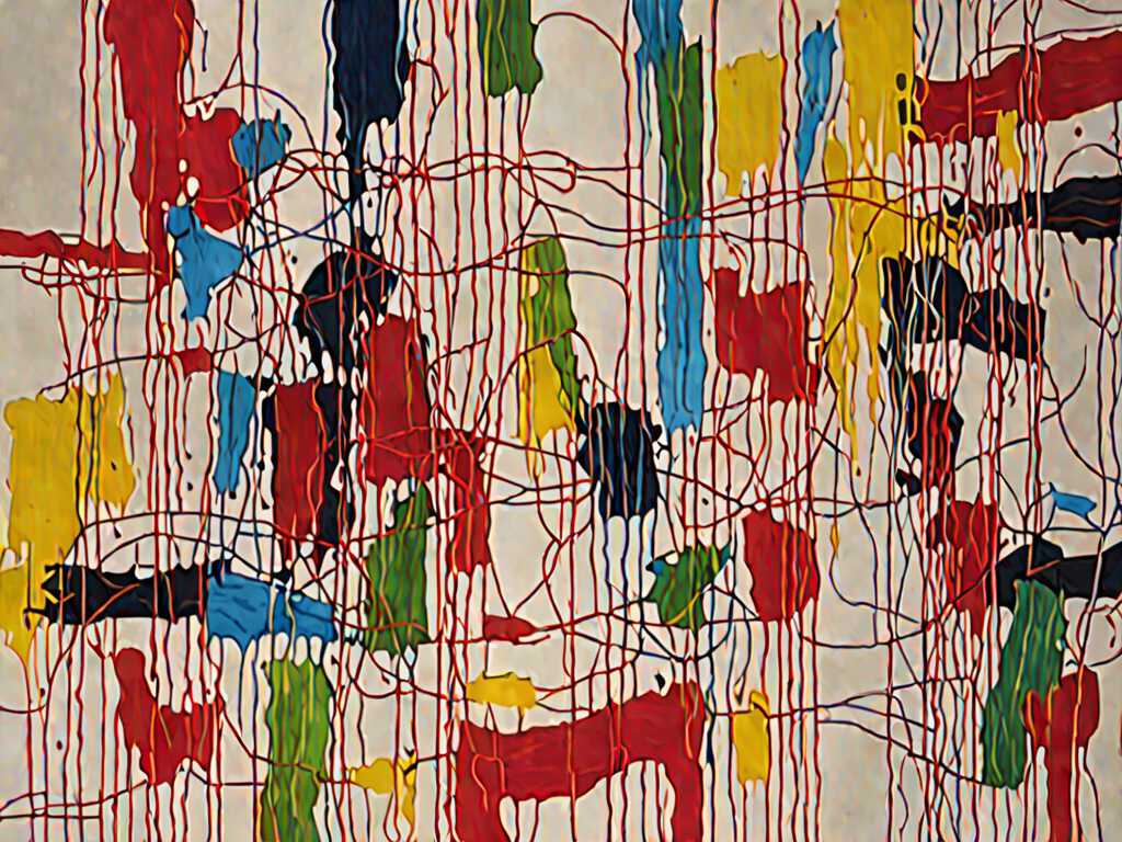 Generiert mit SD XL Turbo fuer Writings on Cy Twombly